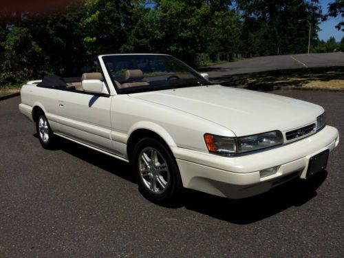 1992 infiniti m30 convertible very low mile original, unrestored, and superb!