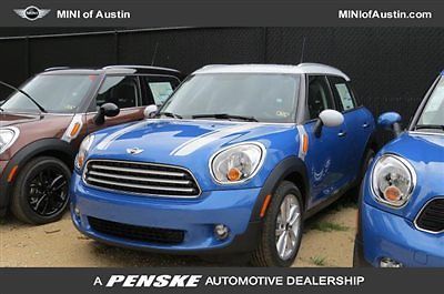 Mini cooper countryman fwd 4dr new suv automatic gasoline 1.6l i-4 16v dohc true