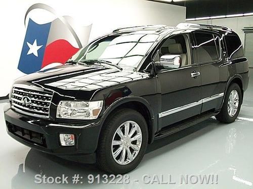 2008 infiniti qx56 8pass sunroof leather nav dvd 70k mi texas direct auto