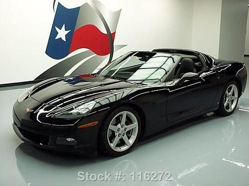 2007 chevy corvette z51 auto htd leather nav hud 38k mi texas direct auto