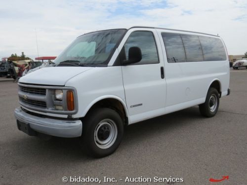 Chevrolet 2500 express 8-passenger van 6.5l diesel a/t bidadoo