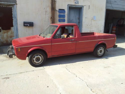 1980 volkswagen rabbit pickup base standard cab pickup 2-door 1.7l