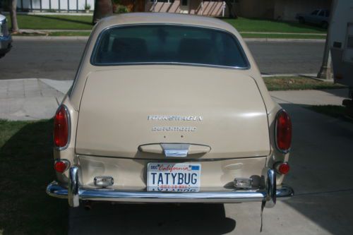 Volkswagen fastback, tan, 1600 fuel injected