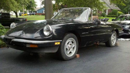 1986 alfa romeo spider veloce convertible 2-door 2.0l