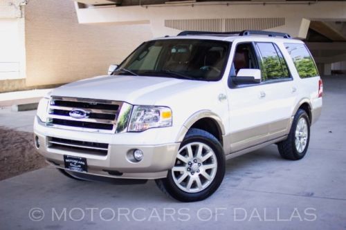 2012 ford expedition king ranch quad buckets bluetooth navigation sat radio