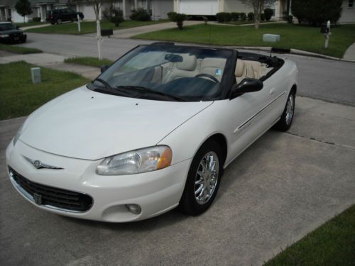 2001 sebring limited edition,all original,leather,new top,best on e-bay.