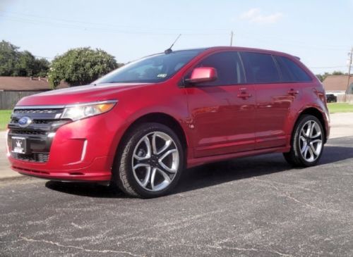 2011 ford edge sport black leather clean carfax 1 owner we finance