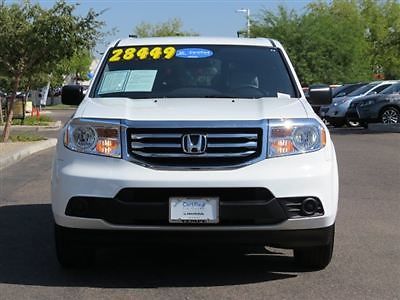 Honda pilot 2wd 4dr lx low miles suv automatic gasoline unspecified taffeta whit
