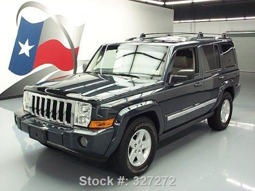 2006 jeep commander limited sunroof htd leather dvd 30k texas direct auto