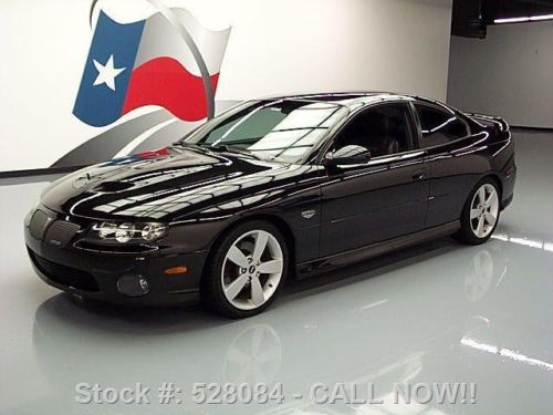 2006 pontiac gto 6.0l v8 6-speed leather spoiler 41k mi texas direct auto