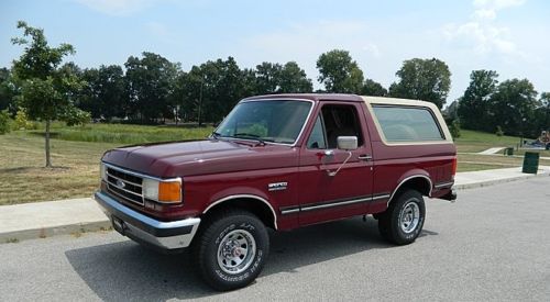 1989 ford bronco ii xlt 4wd plus sport utility 2-door 2.9l call now