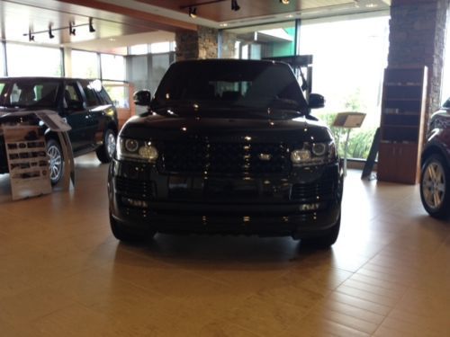 2014 range rover v8 ebony edition