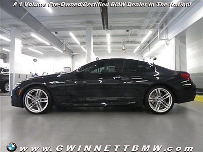 650i 6 series low miles 2 dr coupe automatic gasoline 4.4l 8 cyl black sapphire