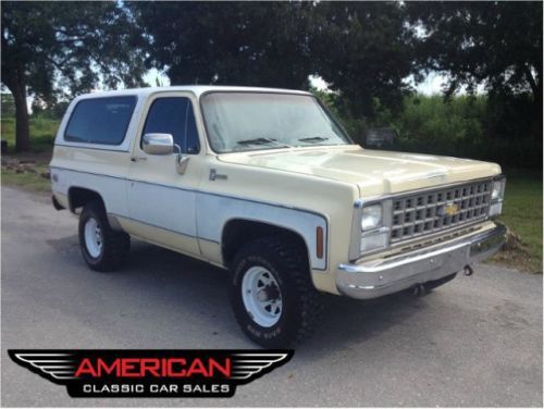 All original 1980 chevrolet blazer 4x4 rust free orig paint. solid!