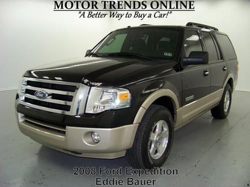 Eddie bauer navigation sync leather mem seats 8 pass 2008 ford expedition 52k