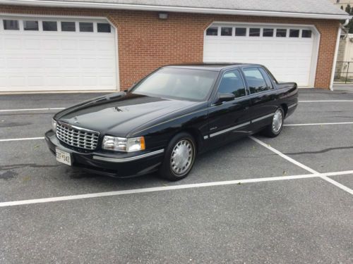 Perfect 63k miles! 1998 cadillac deville black on black garage kept