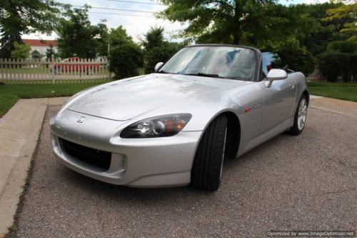 2005 sebing silver honda s2000 convertible in excellent condition accident free