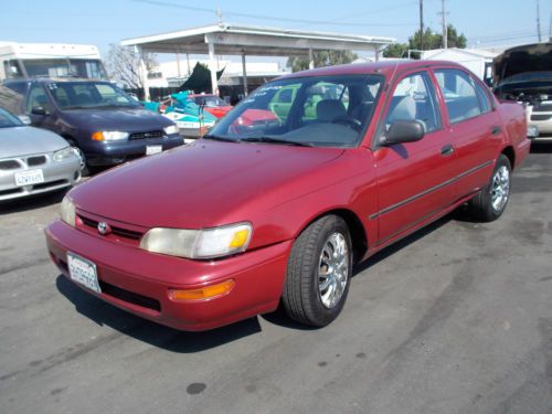 1993 toyota corolla no reserve