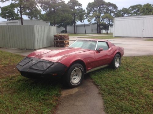 1974 chevrolet corvette base coupe 2-door 5.7l t tops, 140k miles