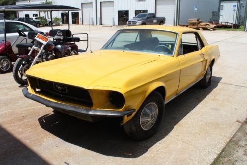 1968 ford mustang coupe project car (no reserve)