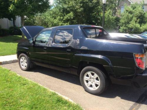 2006 honda ridgeline w/ cab - black w/ grey leather interior