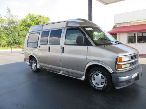 2002 model chev express raised roof handicap accessible van wheelchair lift