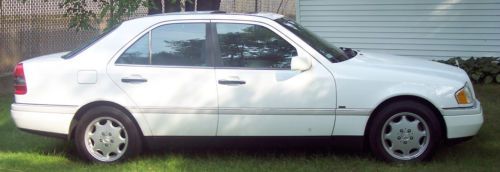 1996 mercedes benz c280 - white - 4 door sedan