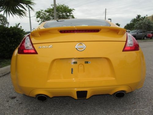 09 CHICANE YELLOW 3.7L V6 MANUAL:6- SPEED 370-Z *SPORT BRAKES *LOW MILES *FL, image 4