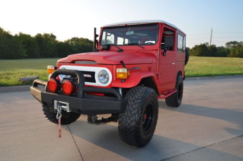 1977 toyota land cruiser fj40 - frame-off restoration - over $100k invested