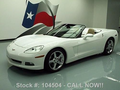 2006 chevy corvette lt3 convertible auto nav hud 32k mi texas direct auto