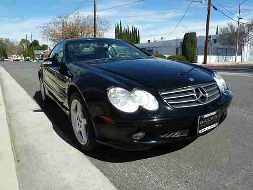 2003 Mercedes-Benz SL500 Base Convertible 2-Door 5.0L, image 2
