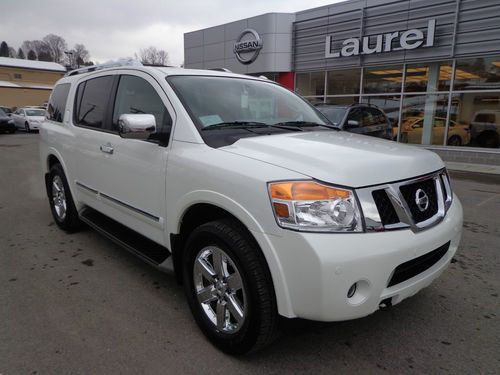 New 2013 nissan armada platnium 4x4 moonroof heated leather seats automatic