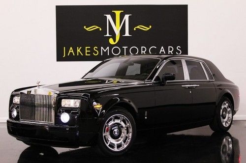 2004 rolls-royce phantom, black/black, just serviced, 48k miles, pristine car!!