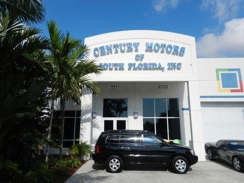 2001 toyota highlander black 3.0l v6 auto low mileage 1 owner