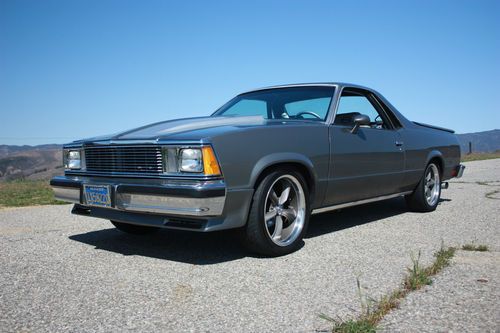 1981 chevy el camino with 1985 tuned port corvette 5.7 liter l-98 resto-mod