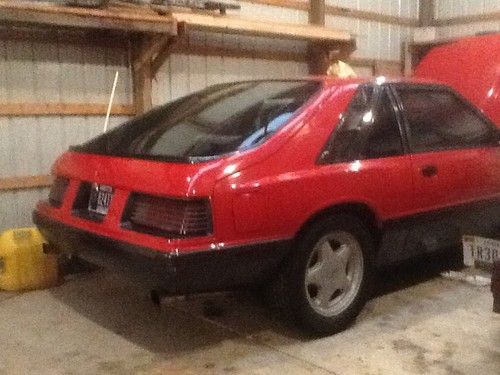 1985 mercury capri rs hatchback 3-door 5.0l