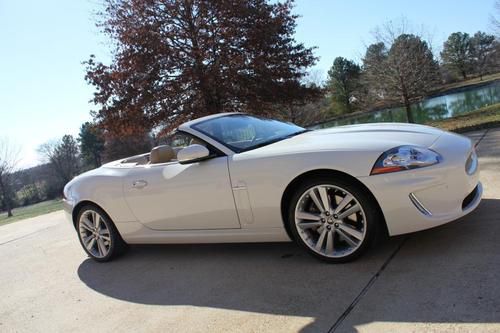 10 jaguar xk 385 hp v8 convertible navigation heated &amp;