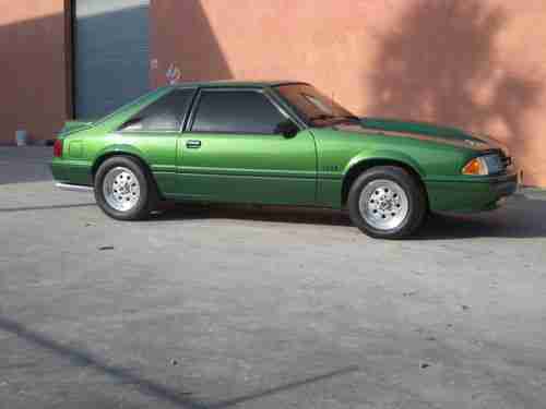 Mustang Fox Drag Sreet Strip Muscle 1988 Custom 5.0 LX Race Fox Body Manual 88, image 2