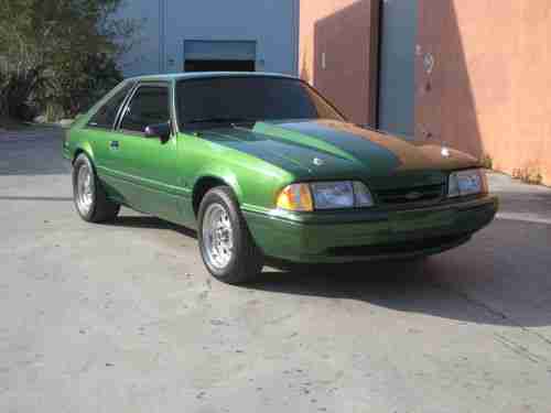 Mustang Fox Drag Sreet Strip Muscle 1988 Custom 5.0 LX Race Fox Body Manual 88, image 4