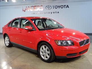 2007 volvo s40 red tan interior auto cd leather 7 year 100k warranty