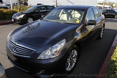 Infiniti g37 journey low miles 4 dr sedan automatic gasoline 3.7l v6 dohc 24v