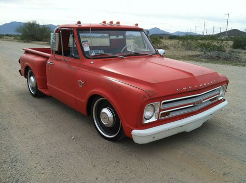 1967 c10 shortbed, stepside, all original, patina, barn find, rat rod, hot rod