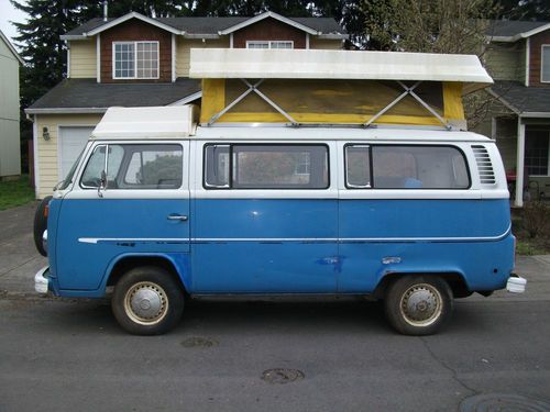 1973 &amp; 1975 volkswagen buses riviera pop-top campers no reserve