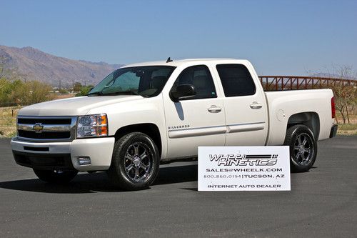 2012 chevrolet silverado 1500 ltz crew cab pearl white 12k miles cooled seats