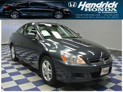 2006 honda accord ex-l coupe - one owner - auto - lthr - sunroof - cd changer