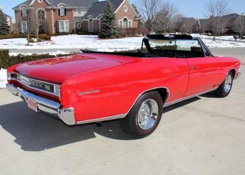 1966 chevelle convertible 396 restored ss clone