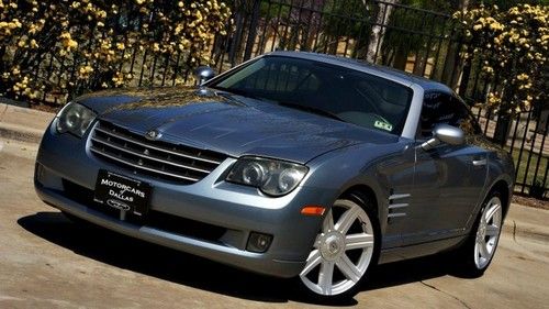 2006 chrysler crossfire single cd heated seats rear spoiler keyless remote entry