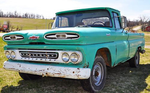 1961 chevrolet apache 20 3/4 ton fleetside longbed