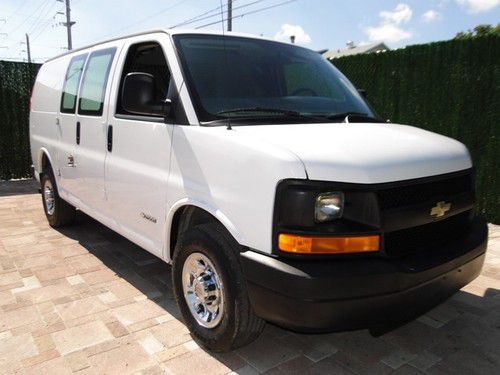 06 chevy g2500 express cargo work van very clean florida driven gmc savanna