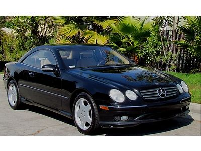 2002 mercedes-benz cl 500 coupe sport package/navigation